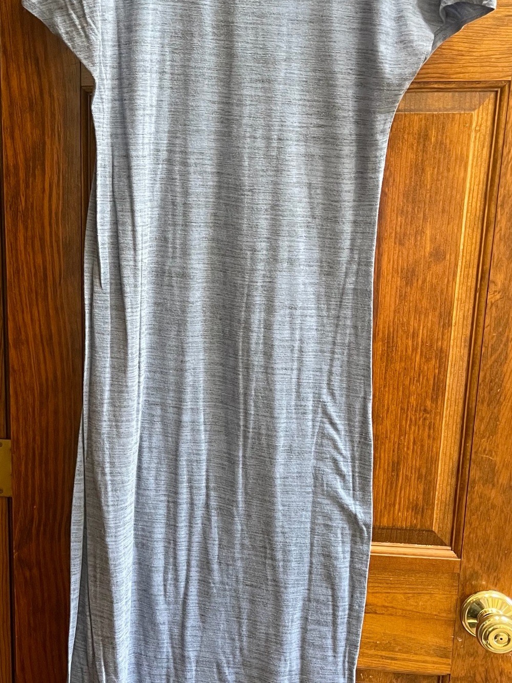 LuLaRoe Heather Gray Maxi Dress